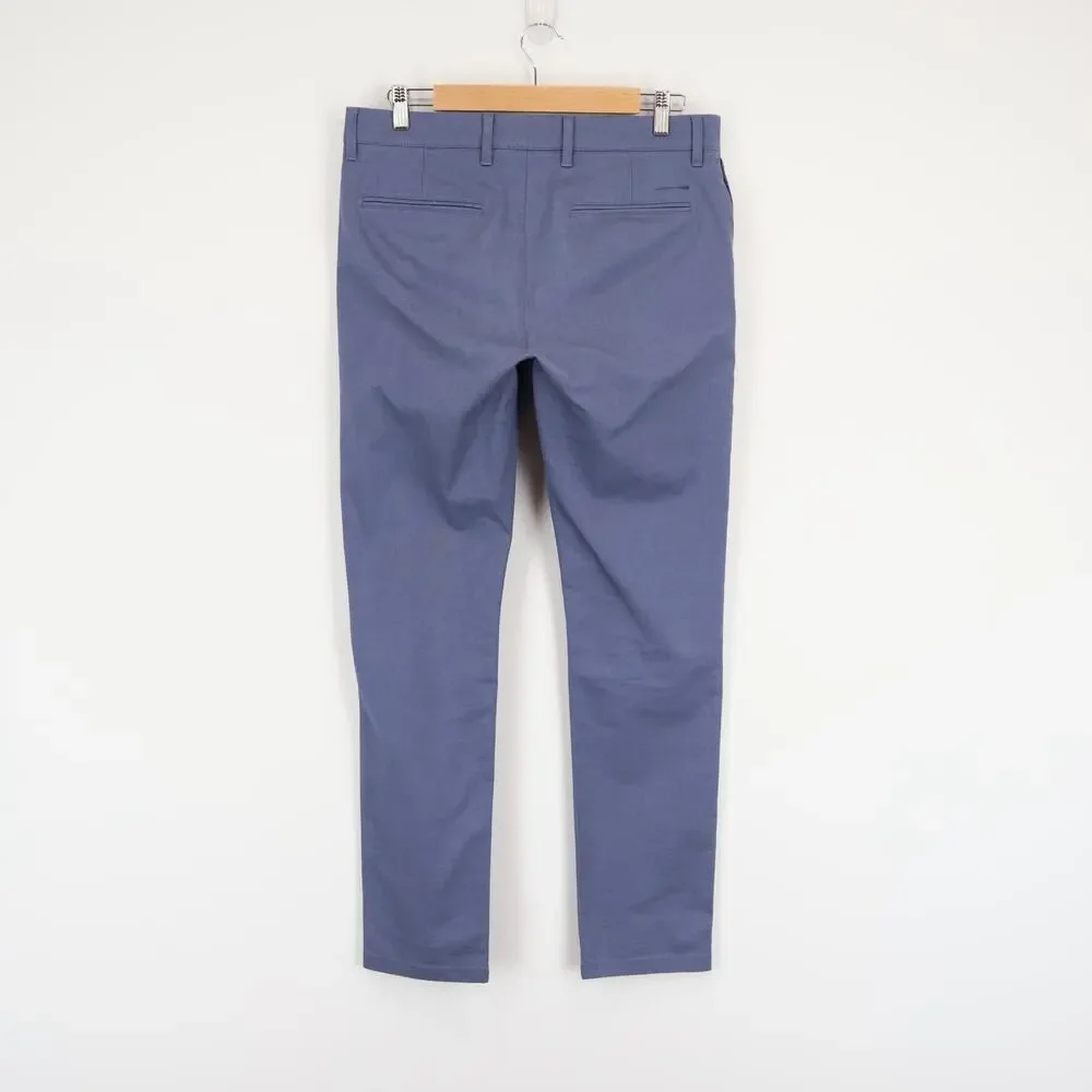 J.Crew 484 Slim Fit Tech Oxford Pant Dusty Blue Size 31x32 NWOT